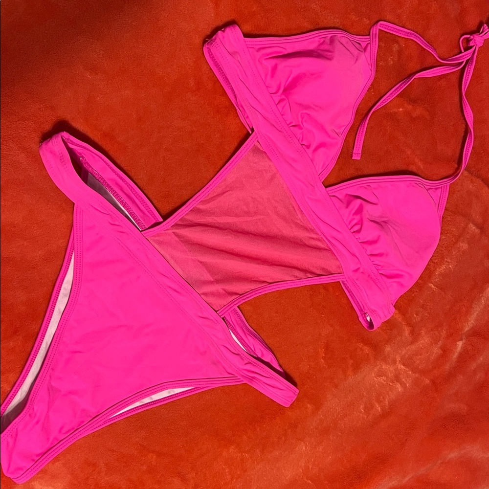 Vibrant Pink Bikini Set